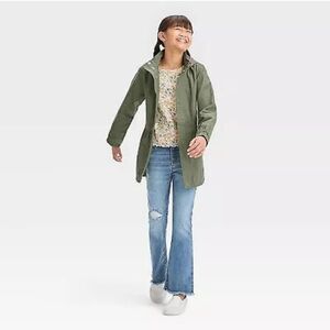 🧥Cat & Jack Girl's Solid Jacket - Green